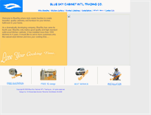 Tablet Screenshot of blueskycabinets.com